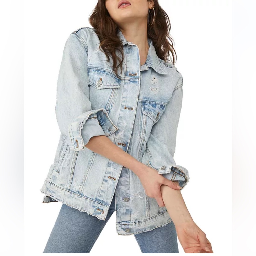 Free People- We the Free Long and Lean Denim Jacket